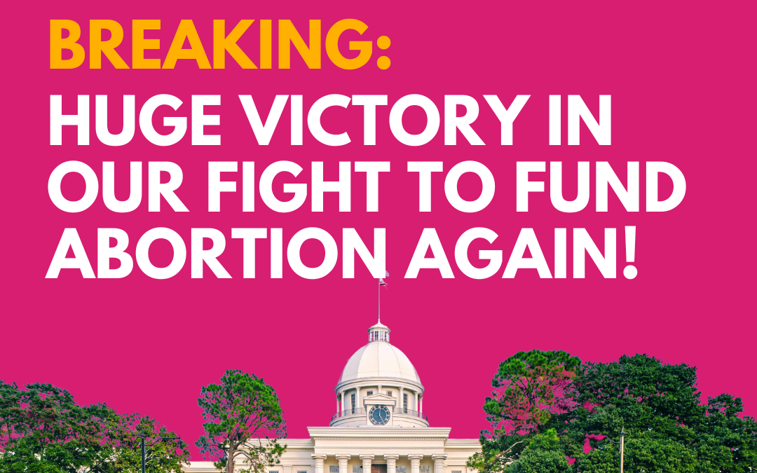 HUGE victory in our fight to fund abortion again!